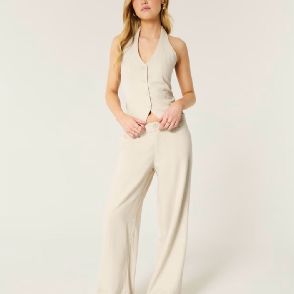 Black Hollister Livvy Wide Leg Pants